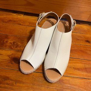 Brand New, Never Worn, maypol Women's White Covered Espidrille w/ Bling, Size 10